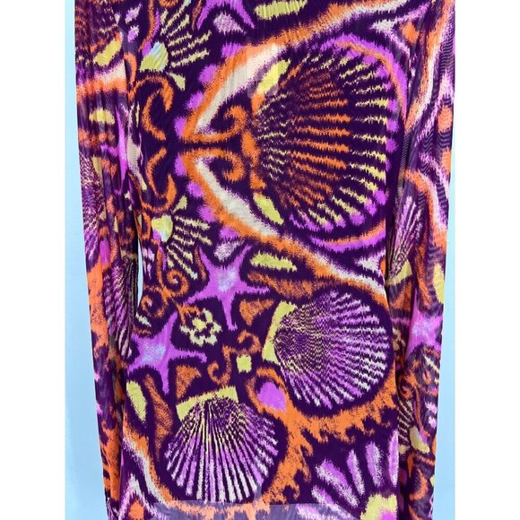 Free People Women Size Large Disco Night Combo Long Sleeve Button-Up Top EUC - Picture 8 of 10